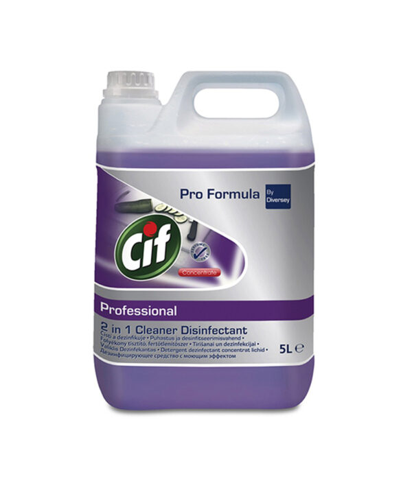 Detergent dezinfectant concentrat Cif Professional 2 in 1, 5L