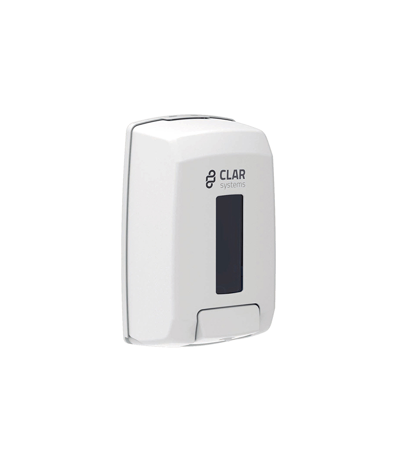 dispenser-sapun-lichid-plastic-Clar-1L-alb Dozator de săpun lichid plastic, alb, I-NOVA, Clar - J1100PB - imagine 1