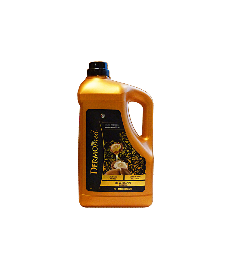 sapun-lichid-dermomed-ulei-argan-5l pus Săpun lichid cremă Dermomed cu ulei de argan 5 L - imagine 1