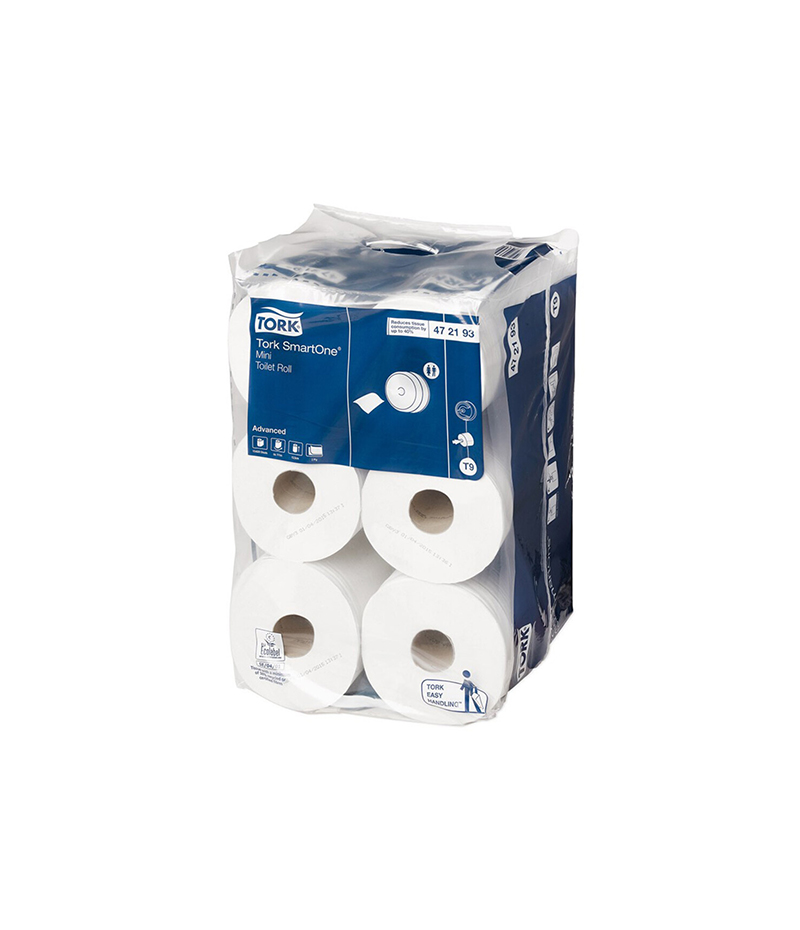 Hartie-igienica-Tork-Smart-One-111-m-472193 Hârtie igienică Tork Mini SmartOne 472193, 12 role/bax-Bax - imagine 1