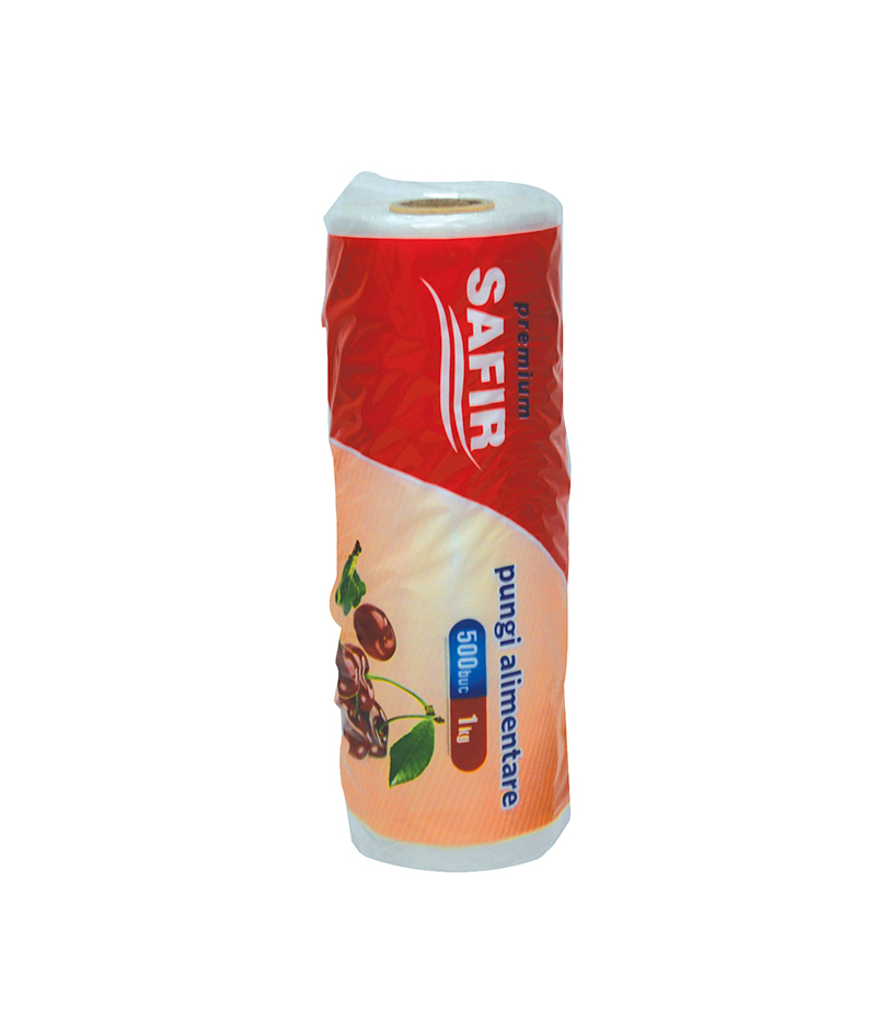 Pungi-alimentare-1kg Rolă pungi alimentare PREMIUM 1 kg, 500 buc/rolă - imagine 1