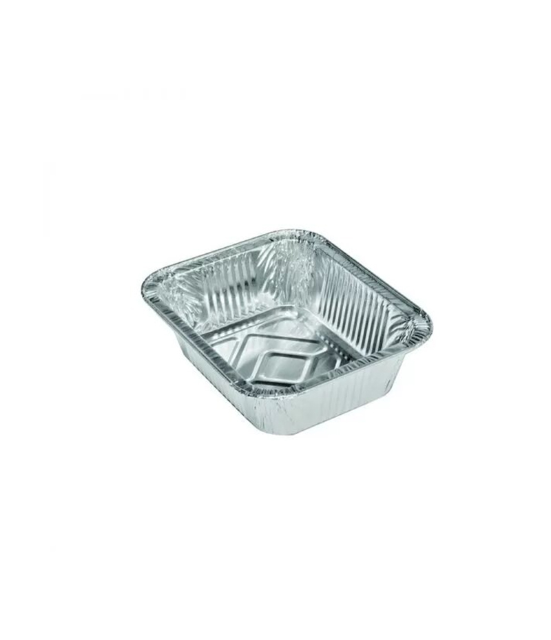 caserola-aluminiu-S-528 Caserolă aluminiu de unică folosință S-528, 10 x 13 x 4 cm, 100 buc/set - imagine 1