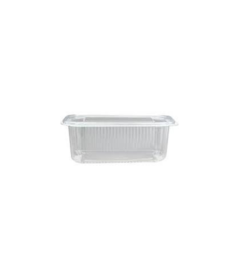 caserola-plastic-1500-ml- multiple variatiuni Caserole din plastic cu capac de unică folosință 1500 ml, 100 buc/set - imagine 1