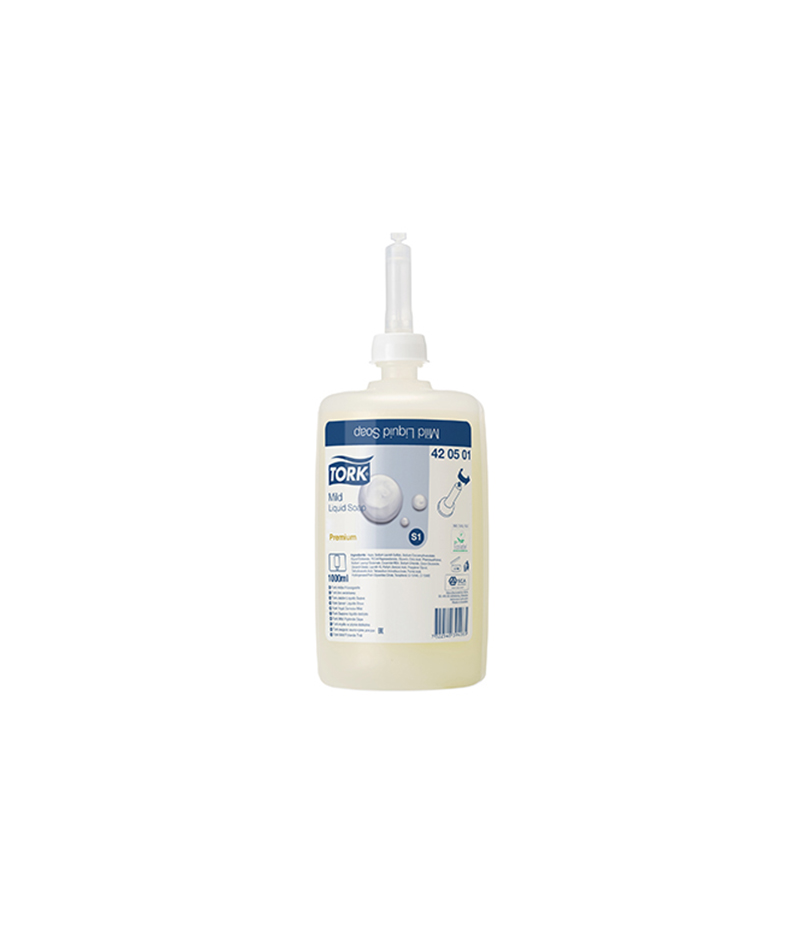 sapun-lichid-premium-dozator-tork-1-L-420501 Săpun lichid Premium Tork 1 L 420501 pentru dispenser - imagine 1