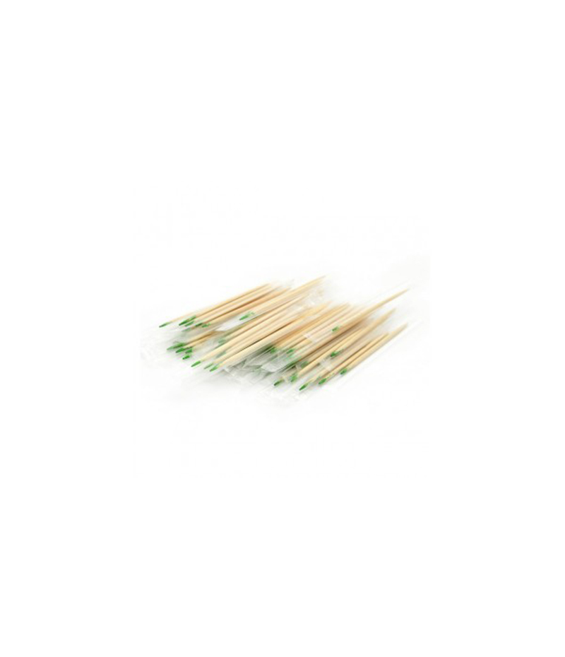 scobitori-cu-menta-ambalate-1000-buc Scobitori din lemn cu mentă ambalate separat, 1000 buc/set - imagine 1