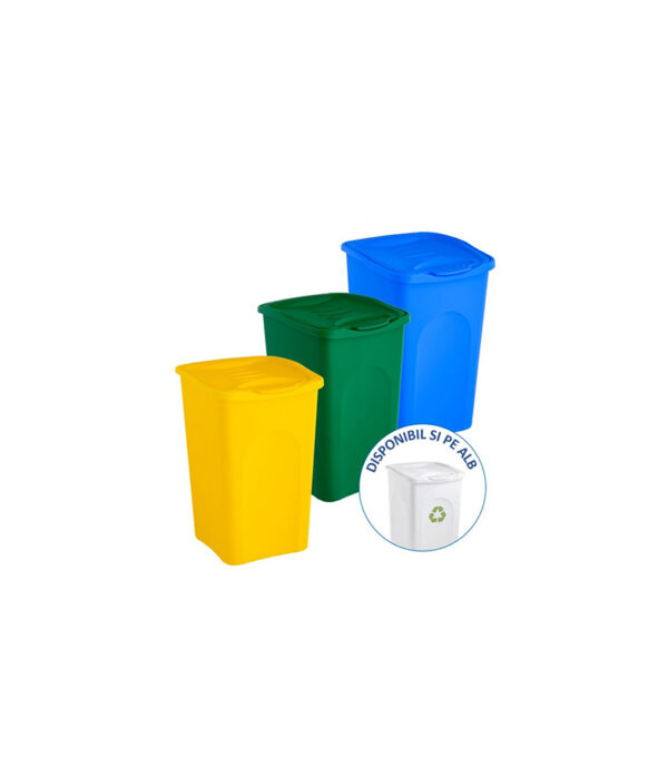 Mini pubelă pentru colectare selectivă 50 L