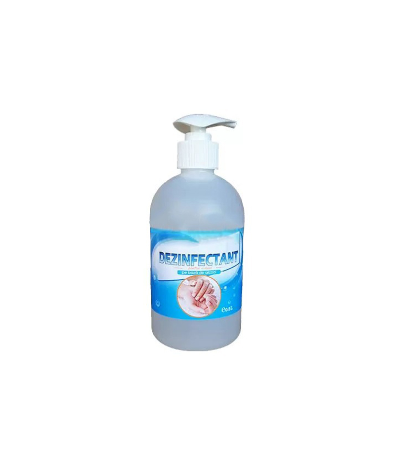 dezinfectant-maini-500 Dezinfectant gel hidroalcoolic pentru mâini 500 ml - imagine 1
