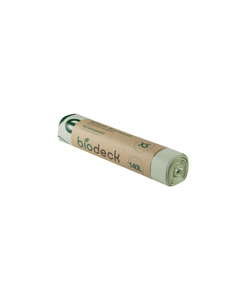 saci-menajeri-biodegradabili-140-L-biodeck Saci menajeri biodegradabili 140 L, 5 buc/rolă - imagine 1